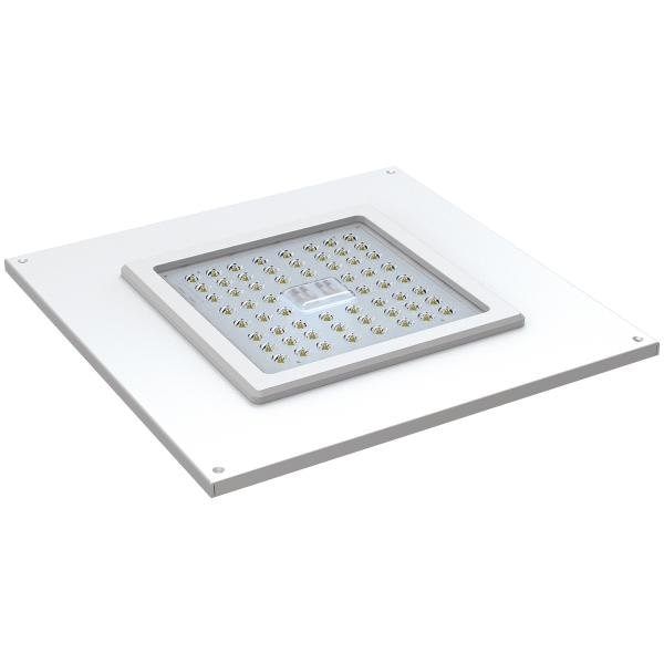 Trace-Lite SCP-R Series LED Recessed Canopy Light, 20-67W, 120-277V, Dimmable SCP-R-20-LG-VS-4K-WH - main
