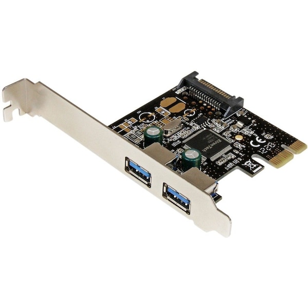 Startech.Com 2 PORT PCIE USB 3.0 CARD W/ SATA POWER PEXUSB3S23 - main