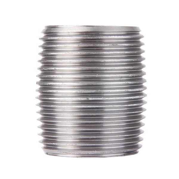 Stz Industries 1 in. MIP each X 1 in. D MIP Galvanized Steel Close Nipple 301UP1XCL - main