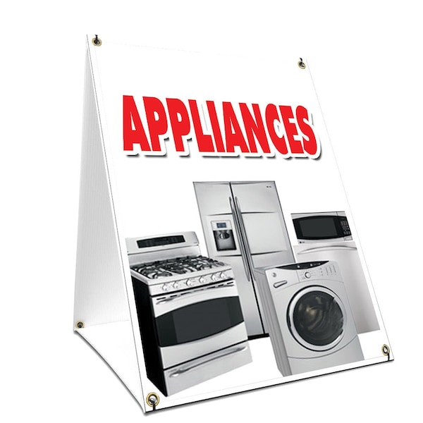 Signmission Appliances, 24 Inch x 18 Inch A-frame Yard Sign, Plastic Sign SBC-1824-Appliances - main
