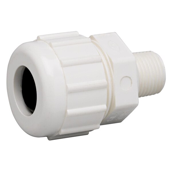 Homewerks Homewerks Schedule 40 1-1/2 in. Compression X 1-1/2 in. D MPT PVC Male Adapter 1 pk 511-46-112-112B - main