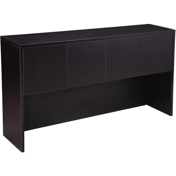 Boss Door Hutch, Four, 66", Mocha, 15 in D X 36 in H, 66 in W X Wood N140-MOC - main