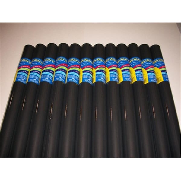 Riteco Raydiant Fade Resistant Art Rolls Black 24 In. X 12 Ft. 12 Pack, 12PK 80141 - main