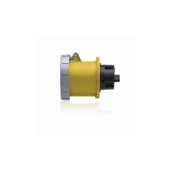 Leviton Industrial Grade Receptacle, Watertight, 60 Amp, 125 Volt 360R4W - main