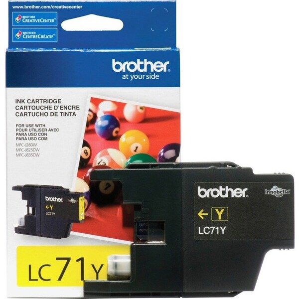 Brother Yellow Ink Cartridge LC71Y - main