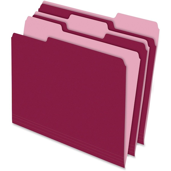 Pendaflex FOLDER, FILE, LTR, 1/3, BY/LTBY, 100PK 15213BUR - main