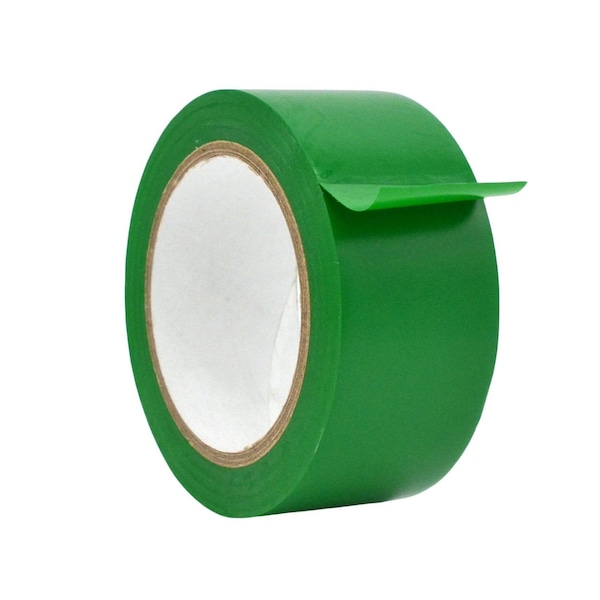 Wod Tape PVC, Kelly Green, 2 inch (48mm) W., 6 mil Thickness, 24 PK WOD VTC606-02000-24-60-KGR - main