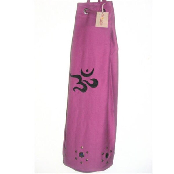 Kushoasis Yoga Bag - OMSutra OM Mahashakti Mat Bag - Color - Magenta OM101012-Magenta - main