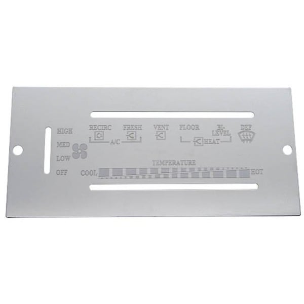 Ilc Replacement For Peterbilt 377 Year 1990 Stainless Steel Ac Heater Plate WZ-ELCU-V - main