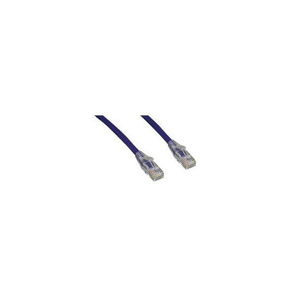 Cable Wholesale Cat6 Purple Copper Ethernet Patch Cable, Clear Finger Boot, POE Compliant, 20 feet 10X8-94120 - main