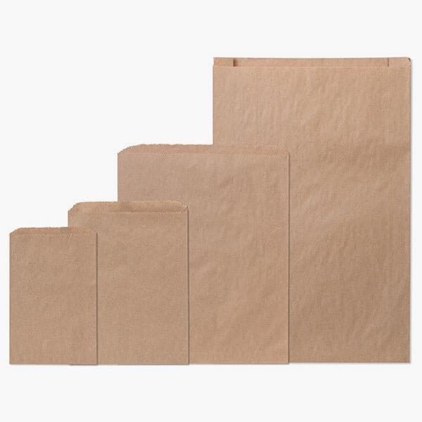 Nashville Wraps Brown Kraft Paper Merchandise Bag Assortment, 400 Bags Total, 400PK MBANA - main