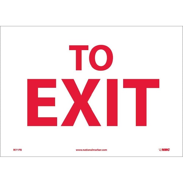 Nmc To Exit Sign M71PB - main
