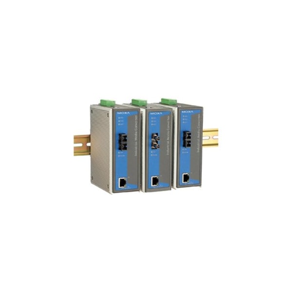 Moxa Indust. Media Cnvrter, Single Mode, Sc, 40 Km, -40 To 75 DegreeC, Imc-101-S-Sc-T IMC-101-S-SC-T - main