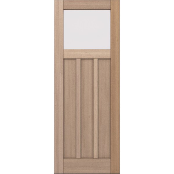 Doornmore CRF-P3G1, 37.75" x 98" ( 36" Door) Left Hand, Mahogany Top View Exterior Door CRF-P3G1-SW-3696_1_LI - main