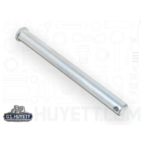 Huyett Clevis Pin, Zinc Plated, 0.500 in Dia x 4.766 in Overall L x 5.000 in Shank L x 0.156 in Hole Dia CLPZ-0500-5000 - main