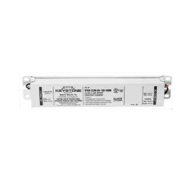 Keystone LED Driver for External Drive Type C LED tubes, Runs 1 or 2 of the KT-LED12T8-xxG-8xx-E /G2 lamps, 1 KTLD-2LT8-UV-12C-VDIM /G2 - main