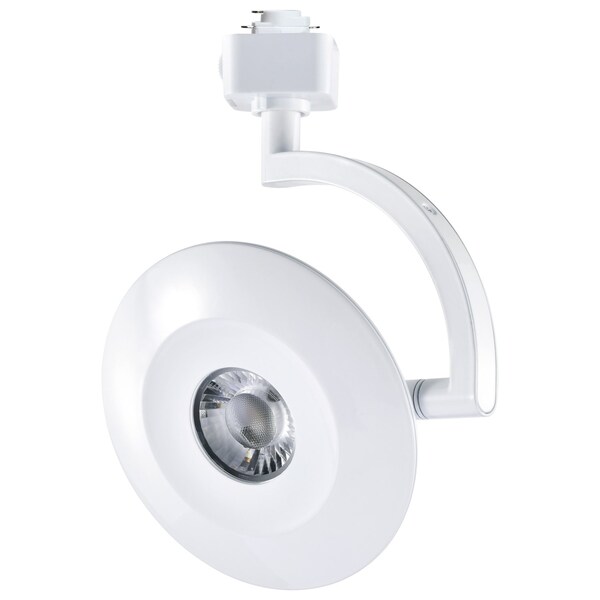 Satco Orb 12 Watt LED H-Style Track Head CCT Selectable 24 Degree Beam Angle White Finish 120V H-Style TH670 - main