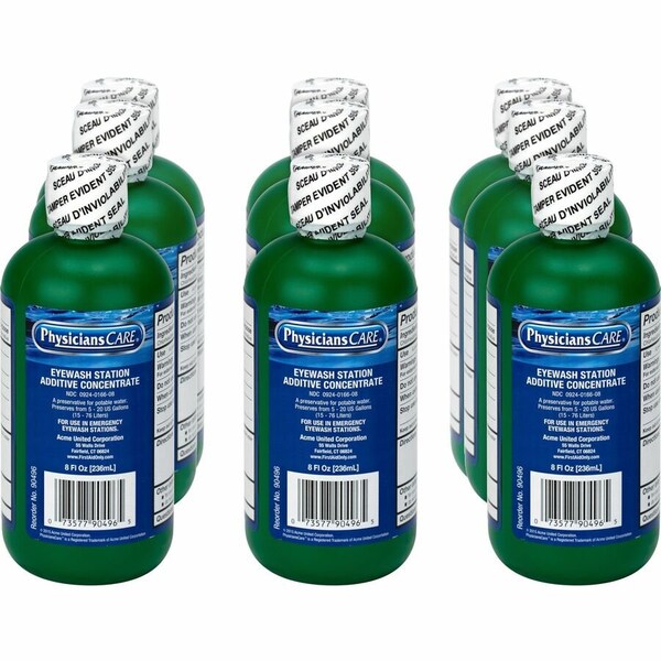 First Aid Only ADDITIVE, EYEWASH, 8Z, 5-20GAL FAO90496CT - main