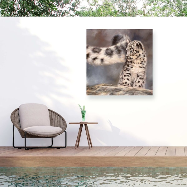 Trademark Fine Art Outdoor Canvas Art David Stribbling 'stitch' Wall Art for Patios, or Gardens GRL00254-OC1414WR - main