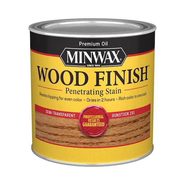 Minwax 1/2 Pt Gunstock Wood Finish Oil-Based Wood Stain 22310 - main