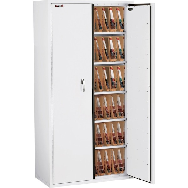 Fireking Fire Resistant, Double Door Storage Cabinet, End Tab Inserts, 72" CF7236-MDAW - main