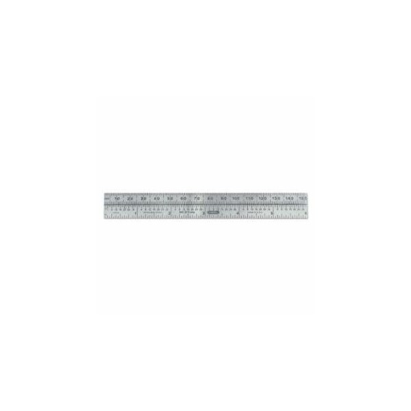 General Tools Economy Precision Stainless Steel Rules, 6 in X 3/4 in, Stainless Steel, Inch, 12PK 318-311ME - main