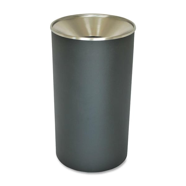 Ex-Cell Kaiser 33-Gal. Powder Coated Receptacle - Steel, Black WR-33F BLX - main