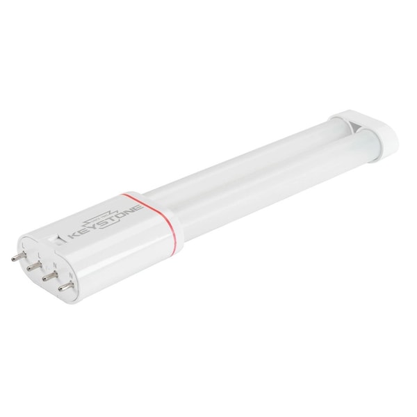 Keystone 8W LED PLL Tube, 2G11 Base, Glass Coated Construction, 120-277V Input, 9" Long, 3500K KT-LED8PLL-9GC-835-D - main