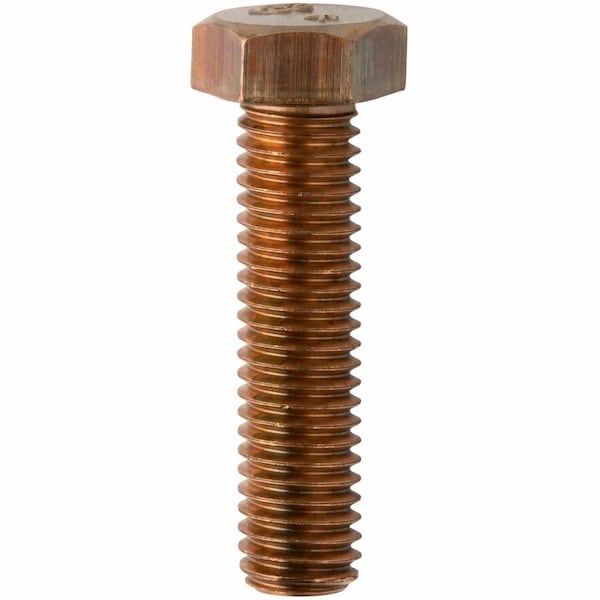 Dottie Not Graded, 1/4"-20 Hex Head Tap Bolt, Plain Silicon Bronze, 1-1/4 in L, 100 PK MBBZ14114 - main