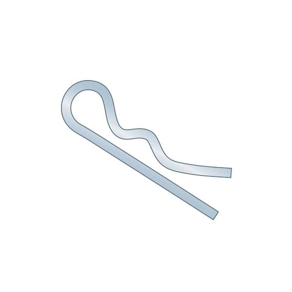 Huyett Bridge Pin, Zinc Plated Spring Steel, 0.148 in Wire Dia x 2.812 in Length x Fits 27/64 in Shaft BP-129 - main