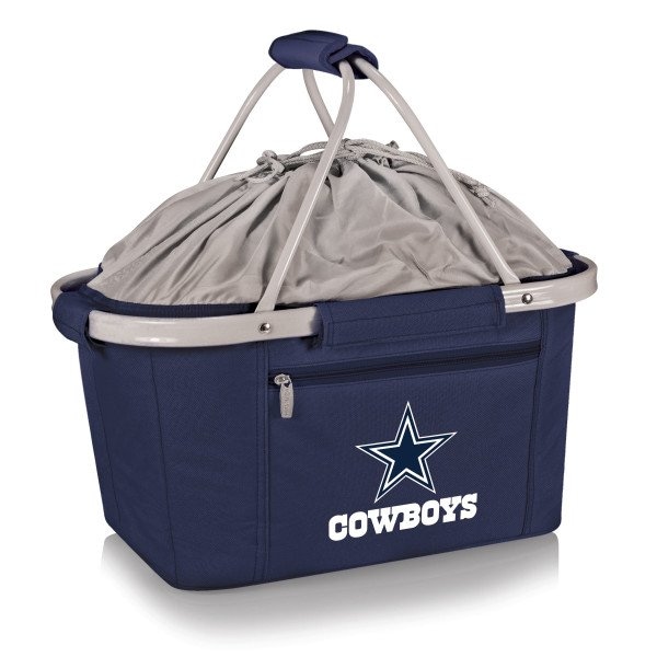 Picnic Time Family Of Brands NFL Dallas Cowboys - Metro Basket Collapsible Cooler Tote 645-00-138-094-2 - main