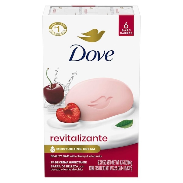 Dove Revitalizante Cherry and Chia Milk Beauty Bar Soap, 22.5 Ounce, 12PK 62766747 - main