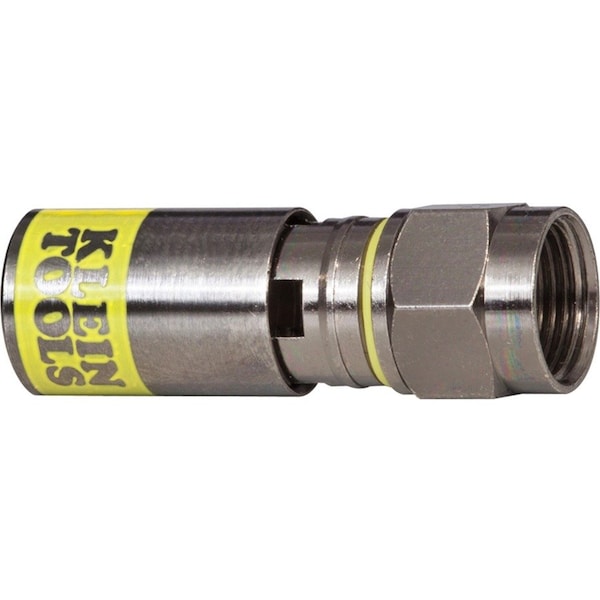 Klein Tools Universal F Compression Connectors RG6/6Q 50-Pack VDV812-612 - main