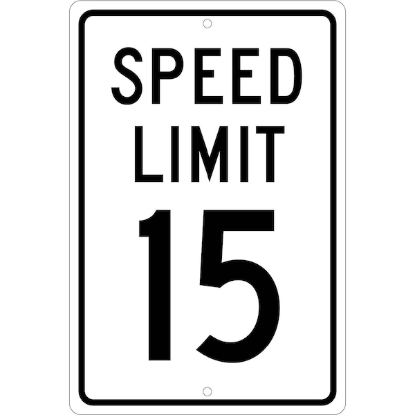 Nmc Speed Limit 15 Sign, TM19H TM19H - main