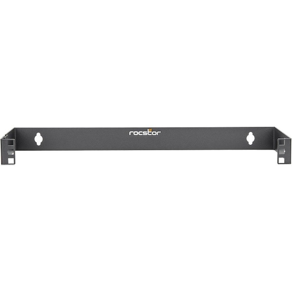 Rocstor 1U 19in Hinged Wall Mounting Bracket for Patch Panels Y10E034-B1 - main