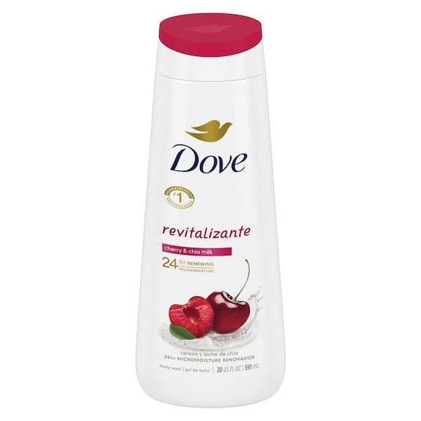Dove Revitalize Cherry and Chia Milk Body Wash, 20 Ounce, 4PK 64763961 - main