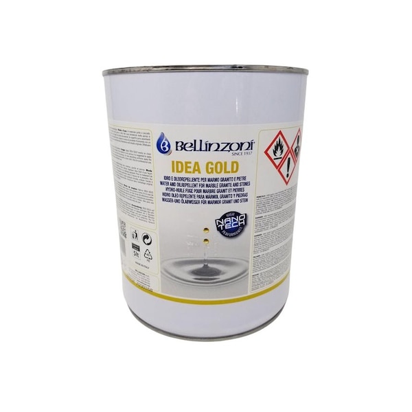 Bellinzoni Idea Gold - 5 Liters. Protects Marble and Granite Stones from a Wide Range of Stains. BIG5 - main