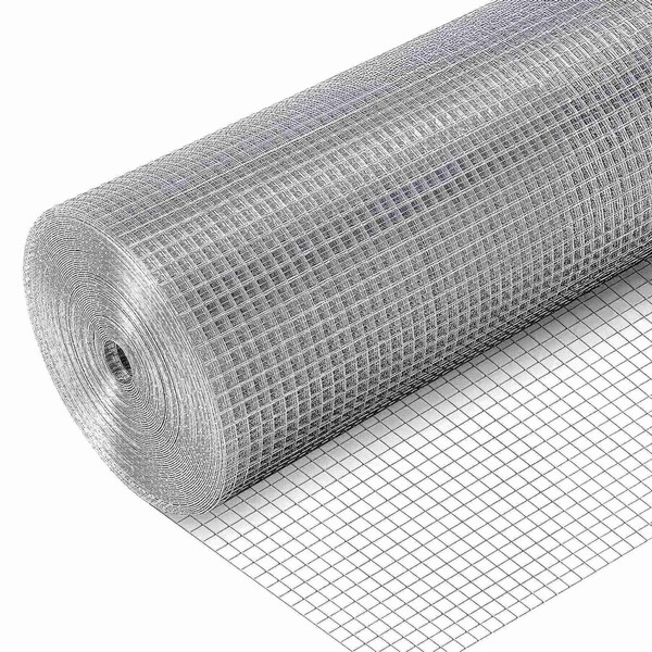 Wrightmaster 1/4 in. x 2 ft. x 50 ft. 23-Gauge Hot-Dip Galvanized Welding Hardware Cloth Fit Most Size Animal Ca ZR-Z40YMN - main