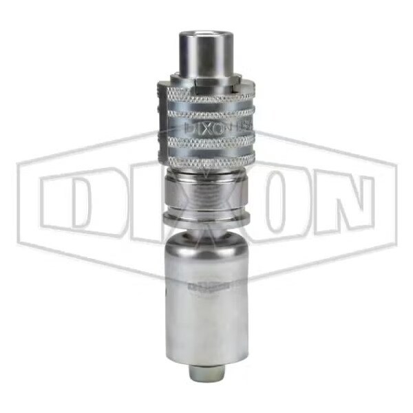 Dixon Dix-Lock N Series Bowes Interchange Quick Disconnect Coupler with Male Head Ferrule, 1/2 in Nominal N4S4-WF - main