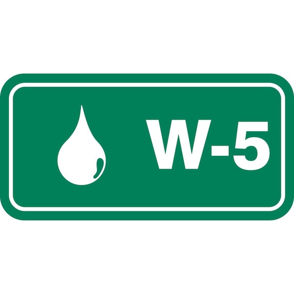 Accuform Danger, RP-Plastic, 3-1/4 in Width, 0.075 in Height, , 5 PK TDF905XVM - main