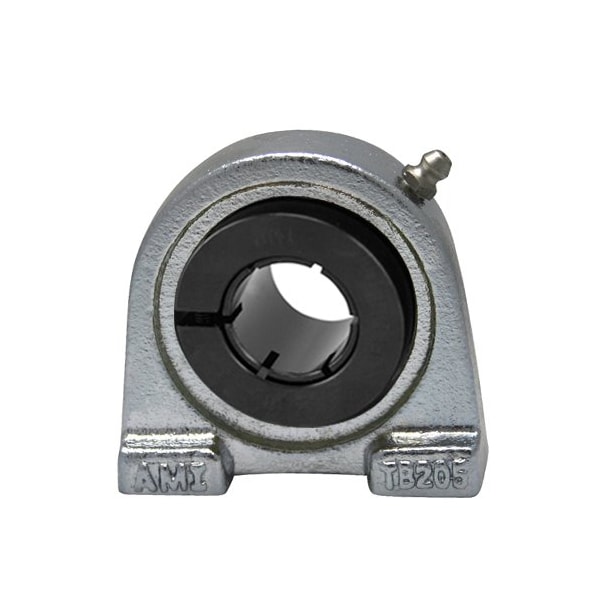 Ami Bearings SINGLE ROW BALL BEARING - 2in WIDE ACCU-LOC NICKEL TAPPED BASE PLW BLK UETB210-32NP - main