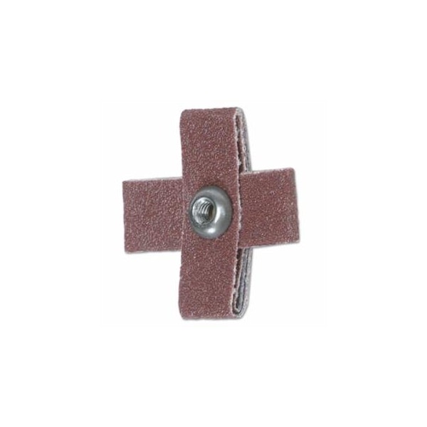 Merit Abrasives Cross Pads, Aluminum Oxide, 3 x 3 x 1, 80 Grit 481-08834184119 - main