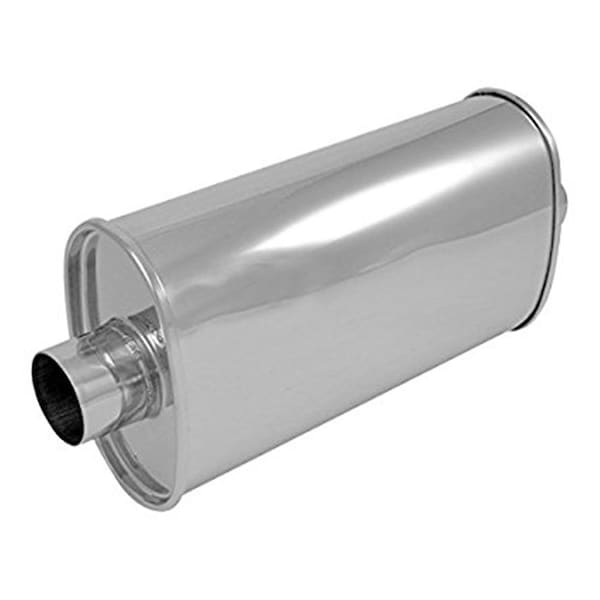 Vibrant 1135 3.5 in. Street Power Oval Exhaust Center Muffler V32-1135 - main