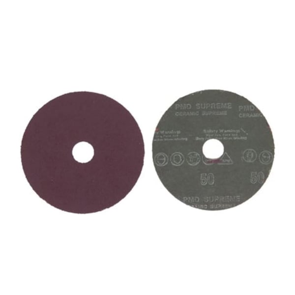 Mirka Abrasives 63 Series Grinding Disc, 5 in Dia, 50 Grit, Coarse Grade, Ceramic Alumina Abrasive 63-578-050 - main