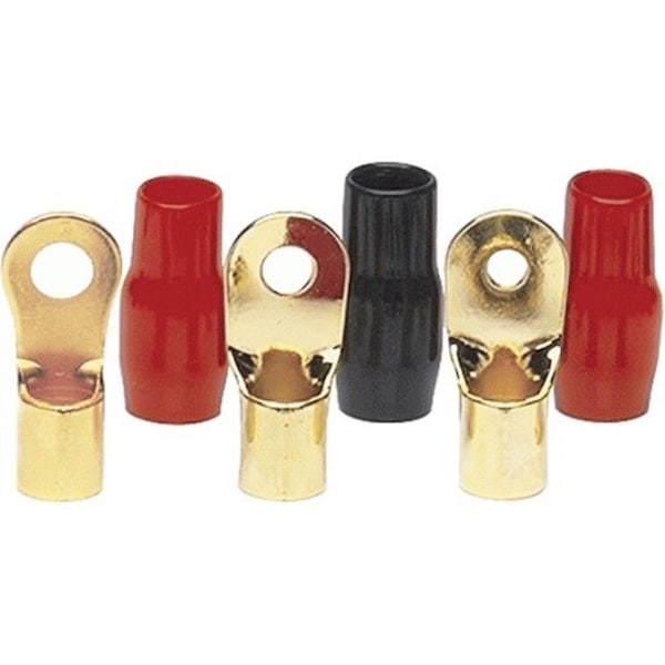 Raptor RING TERM 8GA 5/16 .in GOLD RED/BL, PK 20 R8516RT - main
