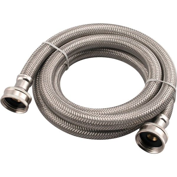 Do It Best ProLine 3/4'' FHT x 3/4'' FHT x 60'' Braided Stainless Steel Washing Machine Connector 496-212DIB - main