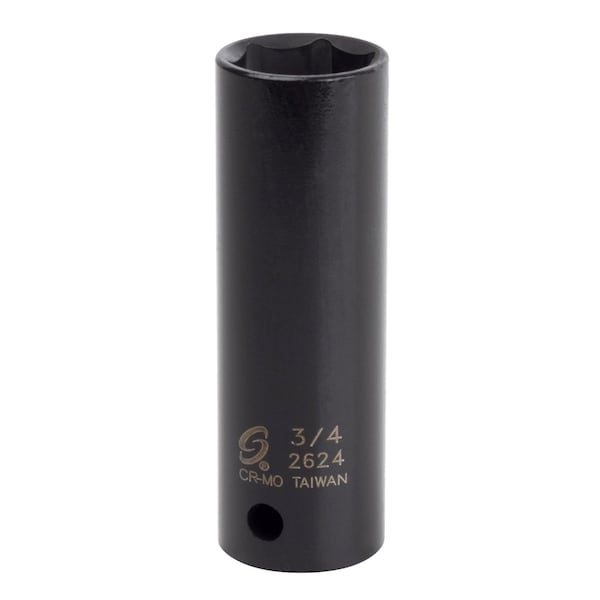 Sunex 1/2 in Drive 3/4 in Extra Thin Wall Deep Impact Socket 2624 - main