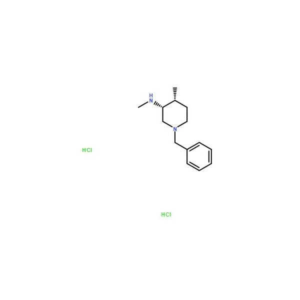 Ak Scientific (3R, 4R)-1-Benzyl-N, 4-dimethylpiperidin-3-amine dihydrochloride (5g), CAS 1062580-52-2 1409AA-5g - main