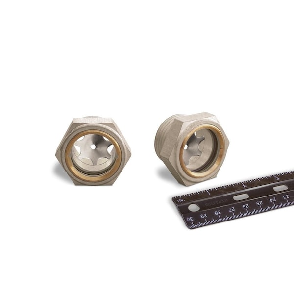 Oil-Rite Gasketed Window Sght Straight Thread - Straight, 1 1/4in.-12, 1 1/2in., SS, 100 PSI, Buna-N, 1in. B2396-14 - main