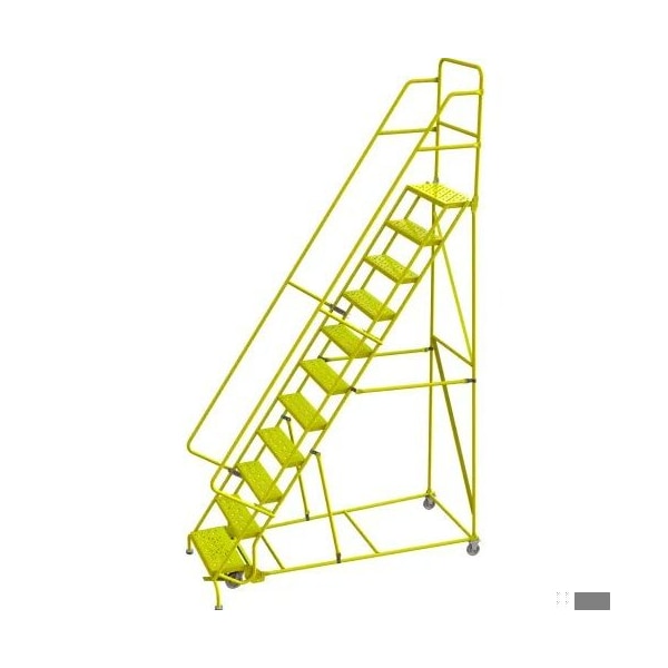 Tri-Arc Step11 Steel Rolling Ladder, W/24"Wx10 KDSR111246-Y - main
